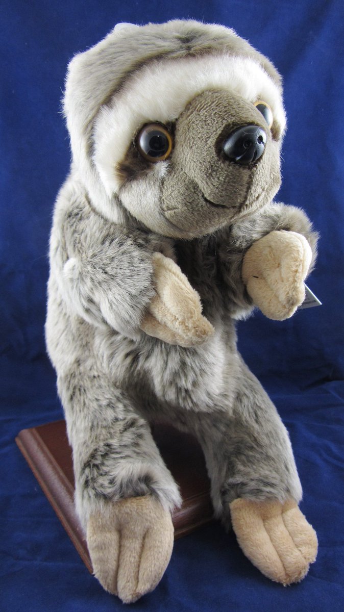 Sloths are back! Super soft characters have had great reviews. January birthday gifts?? #etsy shop: Sloth Full-Bodied Glove Hand Puppet - New with Tags etsy.me/3eB4Twh #christmas #grey #beige #children #imagination #birthdaygift #handpuppet #glovepuppet #plush