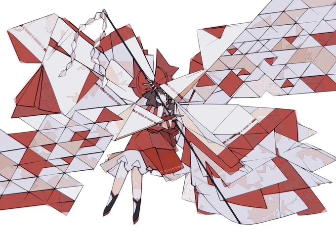 楽園の素敵な巫女。 #博麗霊夢 #hakurei_reimu #touhou #东方 #東方Project 