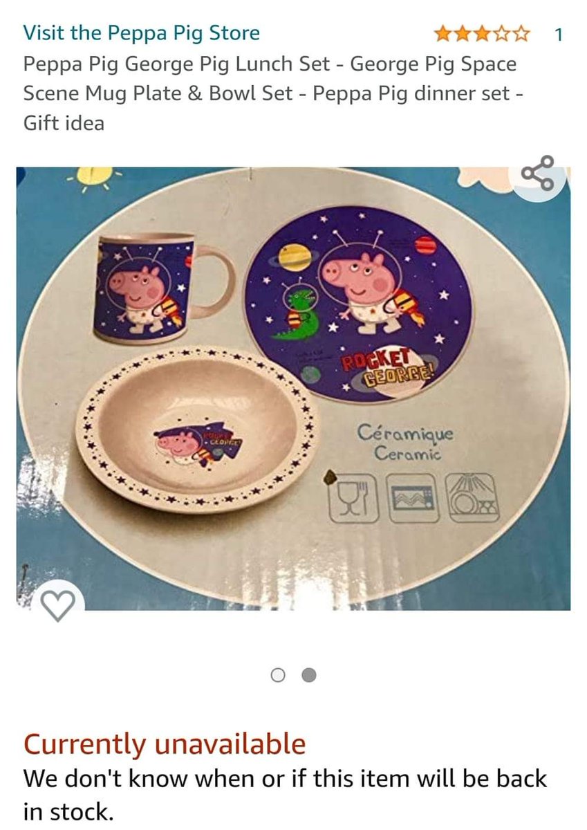 My little brother has severe complexe needs and is non-verbal autistic. He only eats from a certain bowl which he smashed Christmas day.

We've looked everywhere and can't find one. If anyone can help or might have one they don't use anymore let me know. 🙏