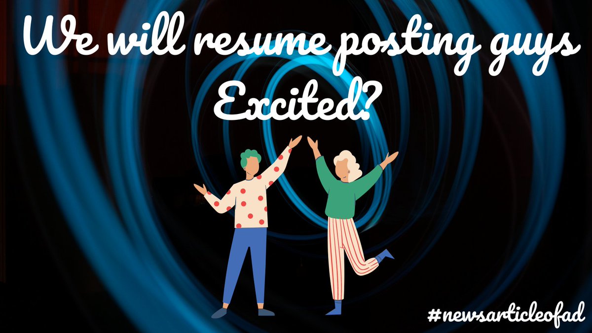 newsarticleofad's tweet photo. Sorry for the delay guys, but we are coming back...#newsarticleofad https://t.co/K6HjpJbGXV