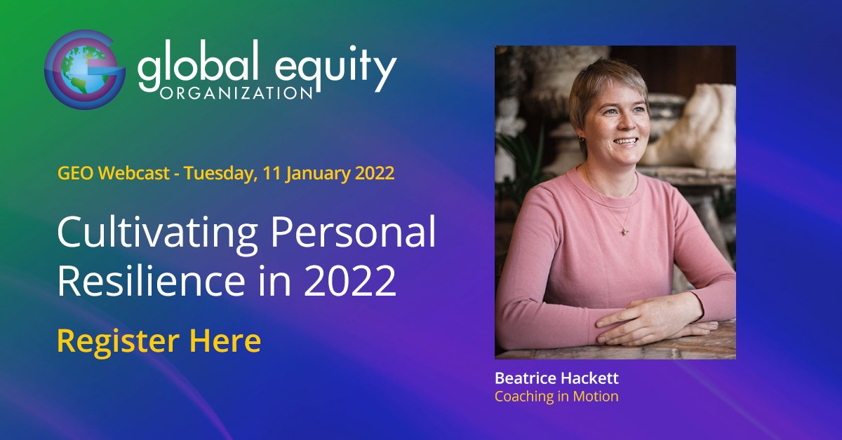 Start the new year off with a BANG! Beatrice Hackett will teach us the signs of stress and burnout while providing strategies to restore and maintain personal resilience. Join us on 11 January 2022 as we get the tools to pave the way for a successful 2022! ow.ly/C2Ok50Hhwxs