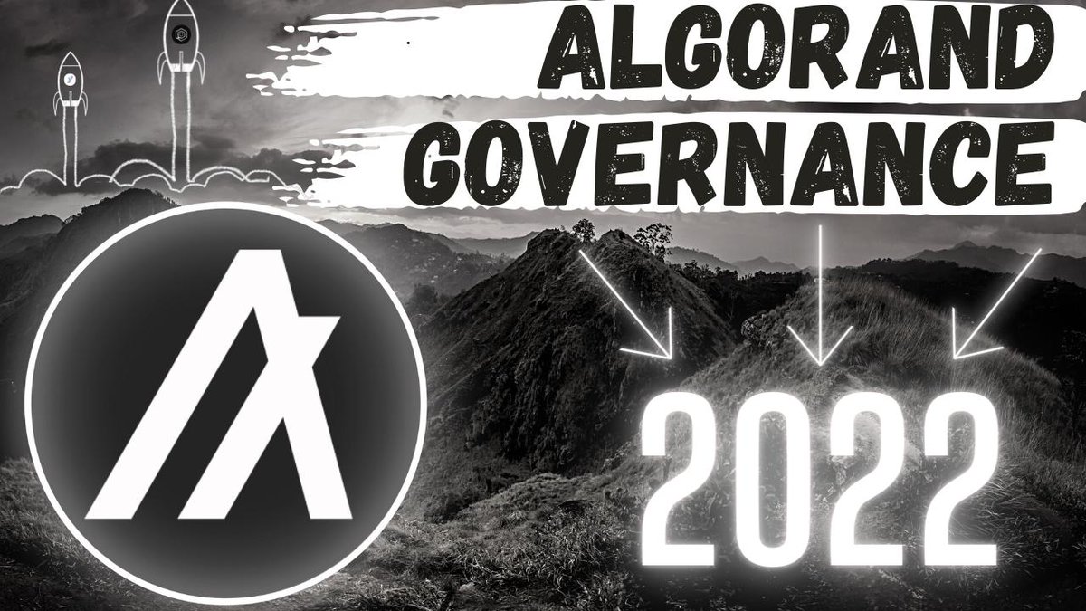 CRYPT0forCHANGE's tweet photo. Make sure to go and check out the latest video going over #Algorand governance period 1 wrap-up and what to expect for governance period 2 and beyond! Let me know what your plans for governance period 2 below! 
🚀🚀🚀🚀
Watch Here👉https://t.co/4YjaxdFLWl https://t.co/kWKPhEg61D