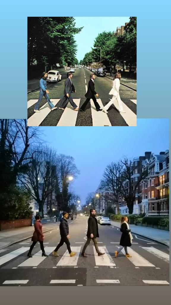 ¡Al mejor estilo Beatle!

Los becarios de <a href="/CheveningFCDO/">Chevening Awards🇬🇧</a> <a href="/Jplandoni1/">Jplandoni</a>,
<a href="/anahibermudez7/">Anahí Bermúdez</a>, <a href="/jmarandinop/">Joaquín Marandino P.</a> y María Eugenia González se juntaron a pasar las fiestas y entre otros paseos se sacaron la tradicional foto 📸 en #AbbeyRoad
👏🤩