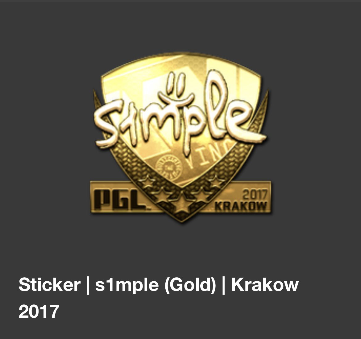 Gold 2017. Gold Sticker Zeus Krakow 2017. S1mple Gold Sticker. Krakow 2017 North Gold. Gold Sticker Electronic Krakow 2017.