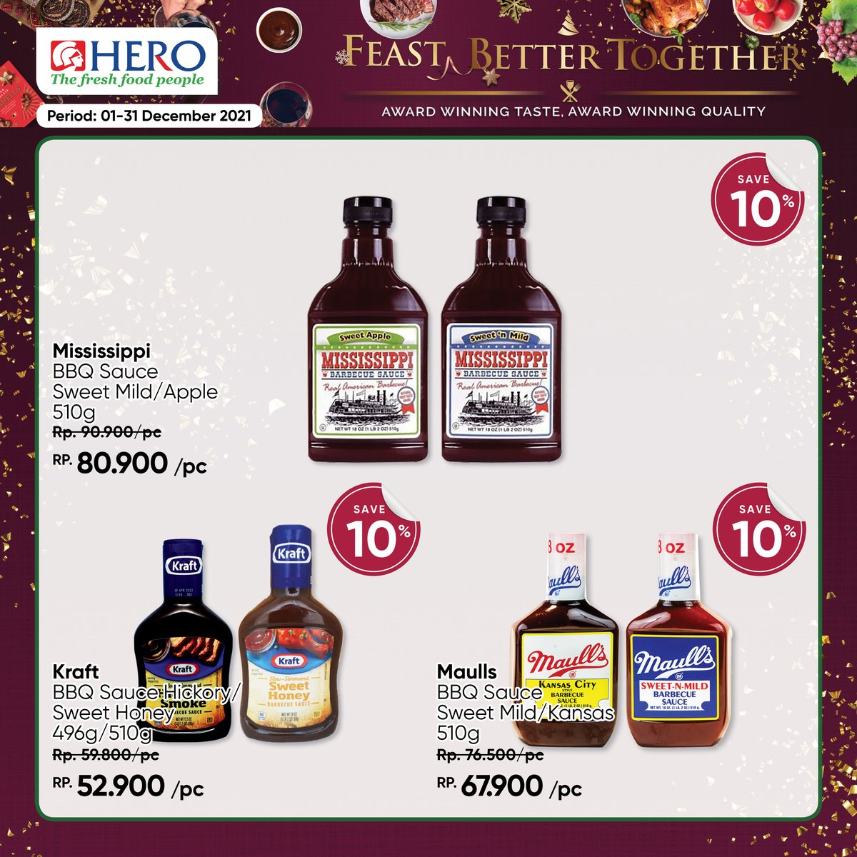 HEROSupermarket's tweet photo. Yuk ikuti tur di @herosupermarket Feast Better Together #ToStartYourDay dan lengkapi kebutuhan memasakmu sekarang, dengan harga diskon spesial! Berlaku hingga DESEMBER 2021. Tersedia juga untuk berbelanja dari rumah, dengan Whatsapp Delivery, Happy Fresh & GoMart. https://t.co/whI5RvpkGI