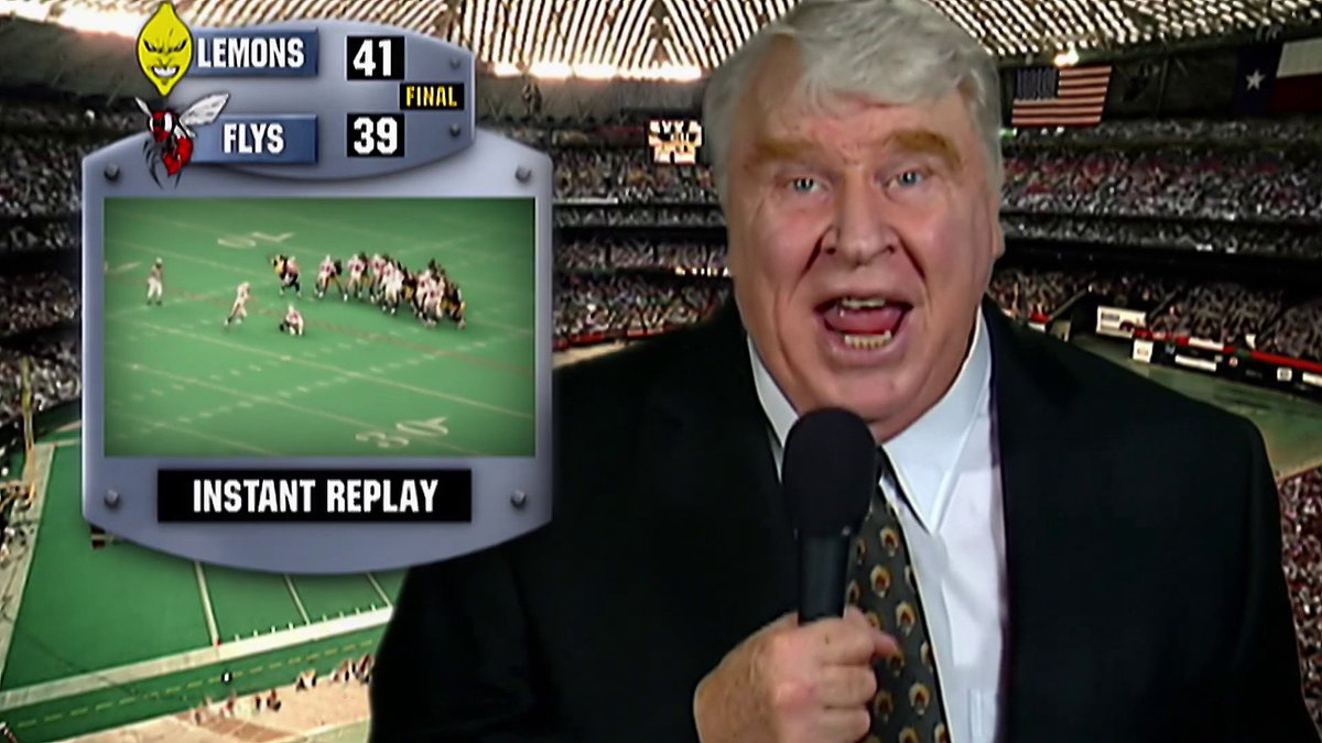 u2peru's tweet photo. JOHN MADDEN, leyenda de la norteamericana NFL, ilustre comentarista deportivo e invitado de lujo en el clip "Stuck In A Moment You Can't Get Out Of (US version)", dejó este mundo ayer 28/12/21 a los 85 años...
#JohnMadden #RIPJohnMadden #StuckInAMoment #U2 #CasiOffTopic https://t.co/sIksuMGHbD
