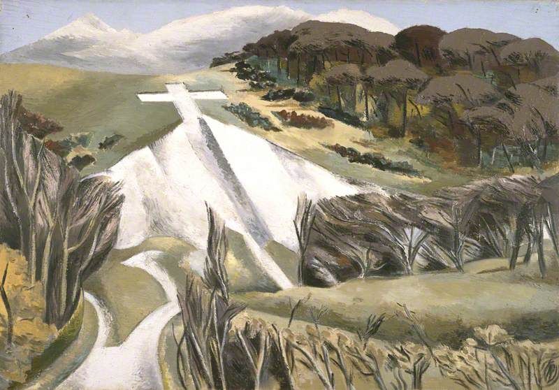 ChilternsCCC's tweet photo. The @ChilternsAONB landscape has inspired great works of fine art, including #WhiteleafCross by surrealist painter and war artist #PaulNash (1889-1946)
This year @WycombeMuseum will be showcasing art inspired by the Chilterns in April, as part of our Spring Festival. https://t.co/brntbl3s9u