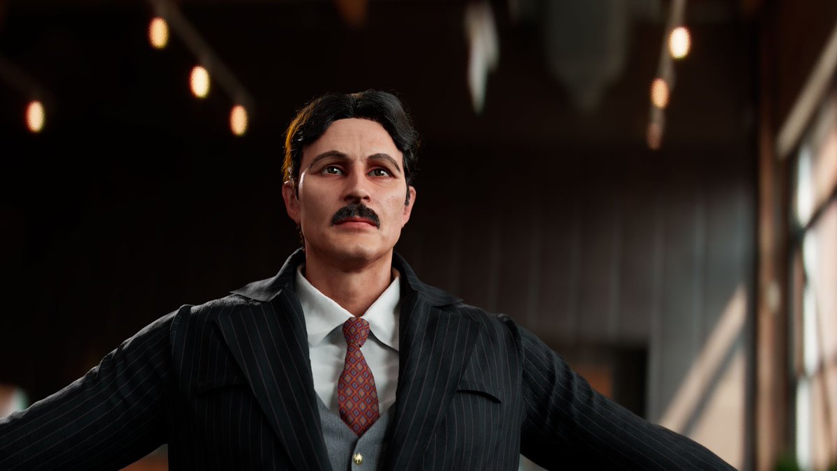 OtherLifeBSC's tweet photo. Some sneak peaks of our first character , Nikola Tesla ! https://t.co/lYF7qO2hy7