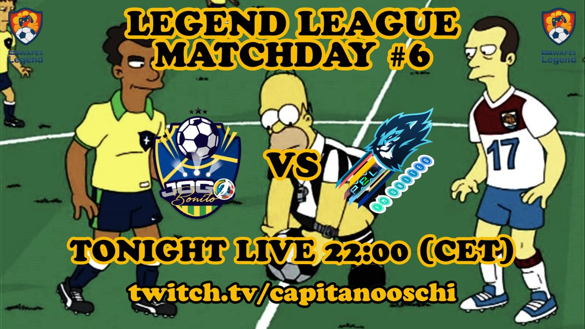 „Wir dürfen jetzt nur nicht den Sand in den Kopf stecken!“ <a href="/WapesLeague/">WAPES League 11vs11</a> Legend League Day 6 against <a href="/JogoBonitoPES/">FC Jogo Bonito</a> --> watch it live 22:00 (CET)
twitch.tv/capitanooschi
#fullmanual #wapesleague #11vs11 #PES2021