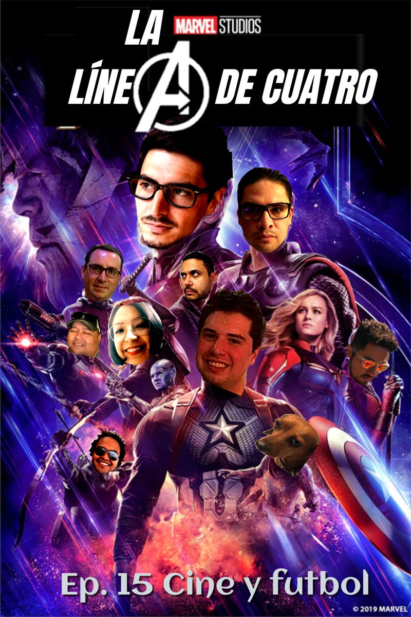 LaLineade4's tweet photo. PODCAST | #CineYFutbol 🎬⚽️

El último episodio de la temporada fue más épico que #TheAvengers (con todo y nuestro #Vignaverso).

#podcastenespañol #podcastmexico #podcastlatino #ironman #captainamerica #marvelcomics 

Escúchalo ya en 🟣 Anchor 

▶️https://t.co/X51AHSYUoG https://t.co/owSpzHh87s