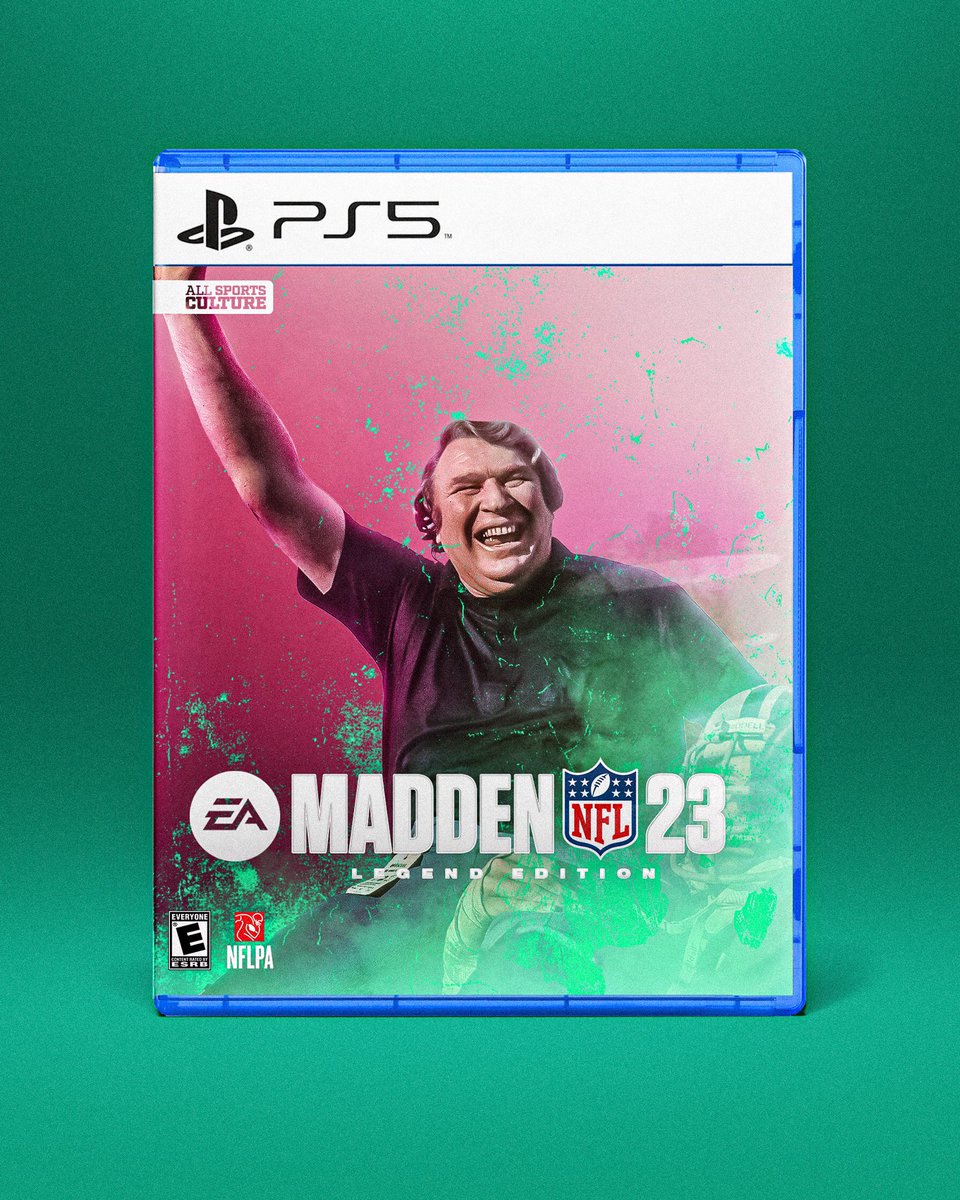 ASCSportsMedia's tweet photo. John Madden needs to be the face of Madden 23. There’s no question 🐐 https://t.co/DTZBPxmyaV