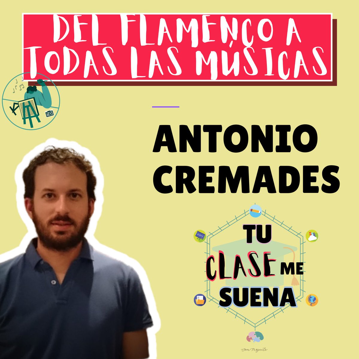 Hace dos semanas tuvimos un problemilla con Twitter y se nos paso recordaros la entrevista que tuvimos con Antonio Cremades.🎙️

Estuvimos charlando de su proyecto Del Flamenco a todas las músicas💃

Podéis conocer su proyecto en su cuenta <a href="/Delflamencoa/">Flamenco Educación</a>