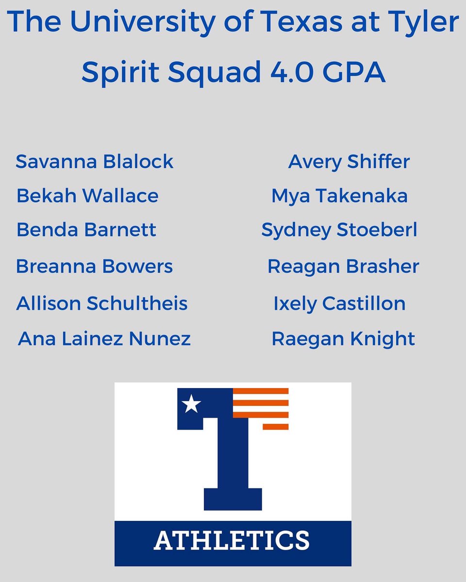 UT Tyler Spirit tweet media