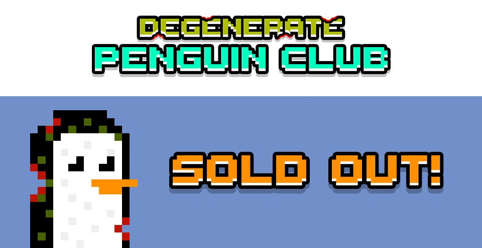 We SOLD OUT!!! Much thanks to everyone!! 

Now it is @MagicEden_NFT 's turn. 😉
Now approve us please!!!

#SolanaNFTs #NFTCommunity #NFTGiveaways  #nftcollector #NFT