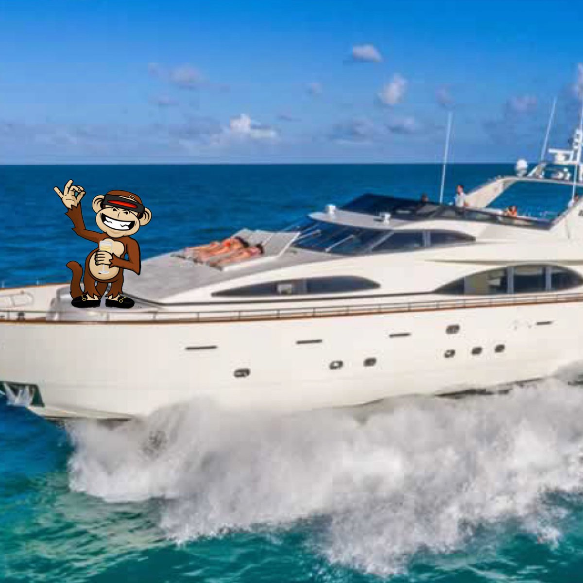 MoneyMonkeeys's tweet photo. B*%¢# I’m on a boat https://t.co/0rEZTJiqeQ
