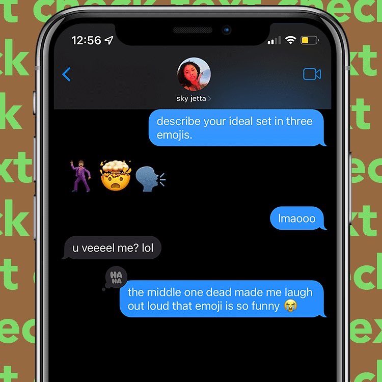thegumbo's tweet photo. for our last #textcheck of the month, we talked to @SkyJetta about being from detroit and the city’s impact on music, the importance of celebrating yourself, becoming @imbabytate’s tour dj, and more! 

read the entire convo here: https://t.co/qQUIMrtld9 https://t.co/yFiZPvW4b1