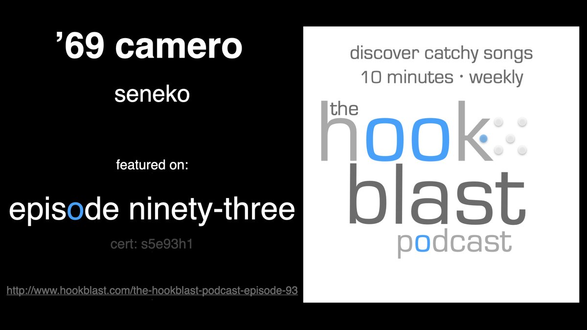 Fans of <a href="/tompetty/">Tom Petty and the Heartbreakers</a> or <a href="/Neilyoung/">Neil Young</a> will dig this new track from Seneko.  "'69 Camero" is featured on Episode 93 of #TheHookblastPodcast Check it out! bit.ly/32rKWpn #NewMusic #JustTheHooks