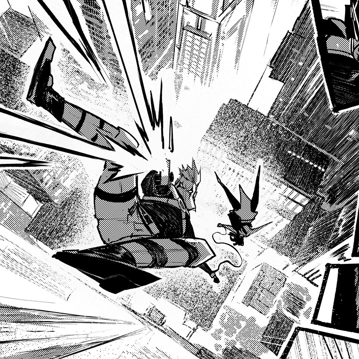 I got to draw some of my most favorite characters: Azrael, Harley Quinn, Punchline, Grifter and Zatanna. 