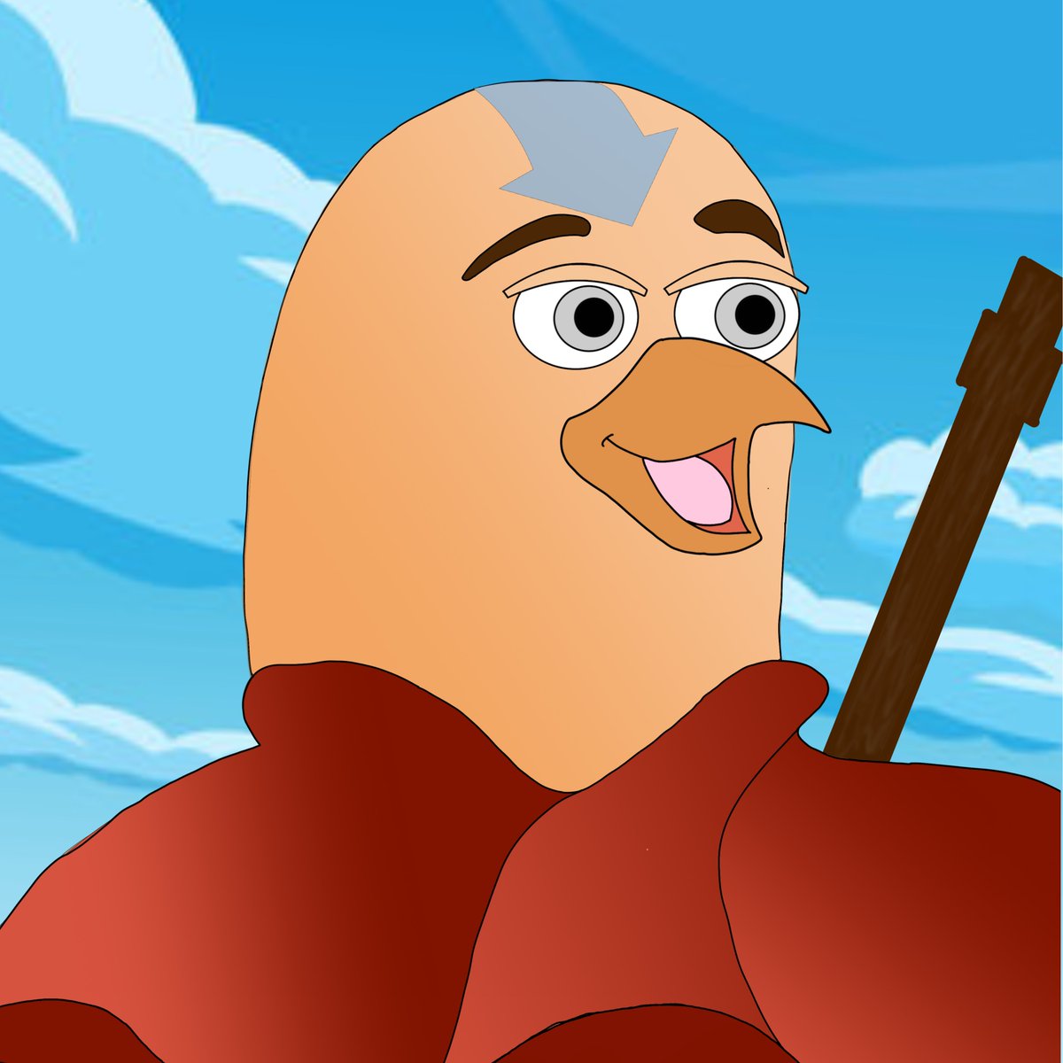 chrisjkelly4_'s tweet photo. @DroniesNFT Submission for @DroniesNFT  Award Show "Digital Art/Illustration" - My first attempt at digital Art in wee while so my skills are a little rusty. Still had a great time making this Aang The Last AirBender Dronie, and I am happy to be apart of this community :) https://t.co/Ofi6vHdg9C