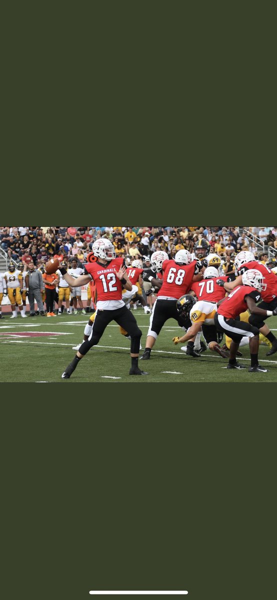 rourkedog1234's tweet photo. I am blessed to say I am officially committing to Wheeling University!!@WheelingU_FB @Coach_JEmerich @FBCoach_Rahn @Dupage_Football https://t.co/rRmKlWenYv