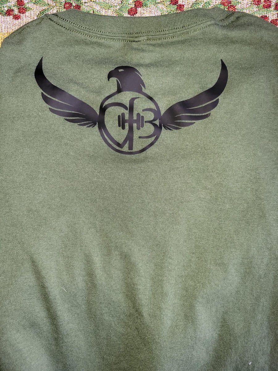GFamFreeFit3's tweet photo. New shirts available for order!! All shirts are 50/50 cotton polyester blend dry fit material. Currently have large and extra large in stock. Prices $20 for small-xlare +2$ for 2x +3$ for 3x. As always GF3 shirts have a lifetime guarantee and free shipping! https://t.co/NHmVYG0fVS