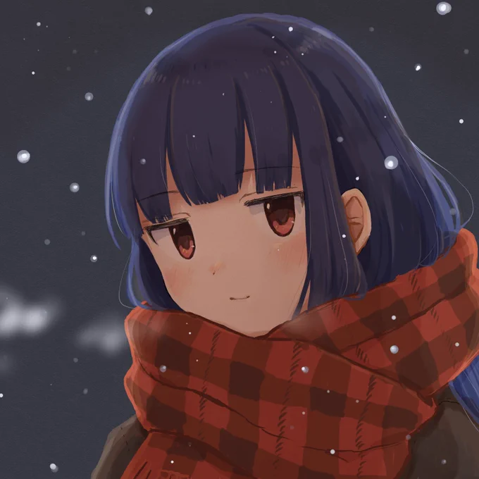 雪の日の雪美ちゃん 