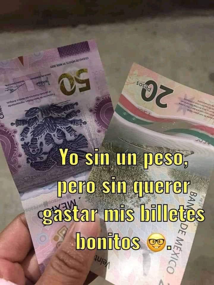 xeelha's tweet photo. La economía en México se quedará
estancada porque nadie quiere dar su billete de ajolote… #billetes #billete20 #billete50 https://t.co/pOgCyizBiB