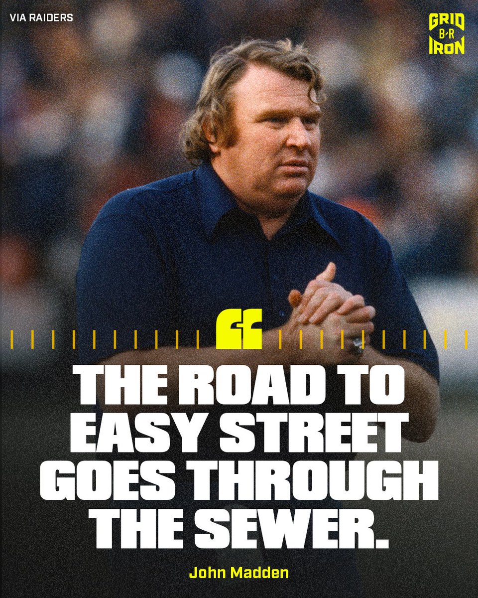 brgridiron's tweet photo. Some of John Madden's best quotes. 

Absolute legend. https://t.co/AU2shgPDjl