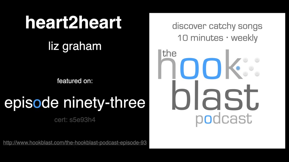 Ever felt like the best conversation you have is with yourself?  @LizGrahamMusic gives us "Heart2Heart" to remind us to listen to our intuition! It's featured on Episode 93 of #TheHookblastPodcast bit.ly/32rKWpn #NewMusic #JustTheHooks