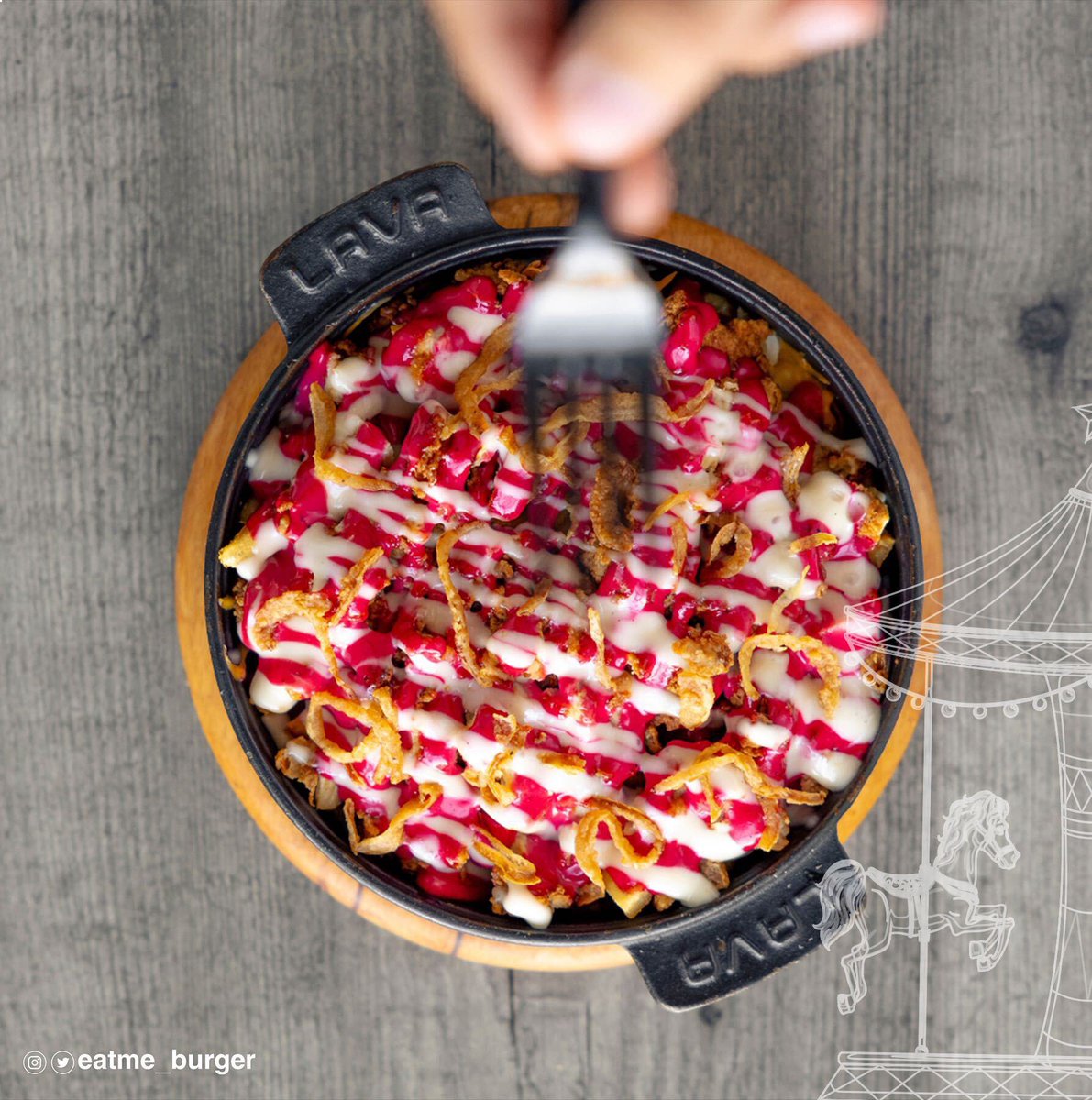 منظر يستاهل تخرب الدايت عشانه 😍🧡