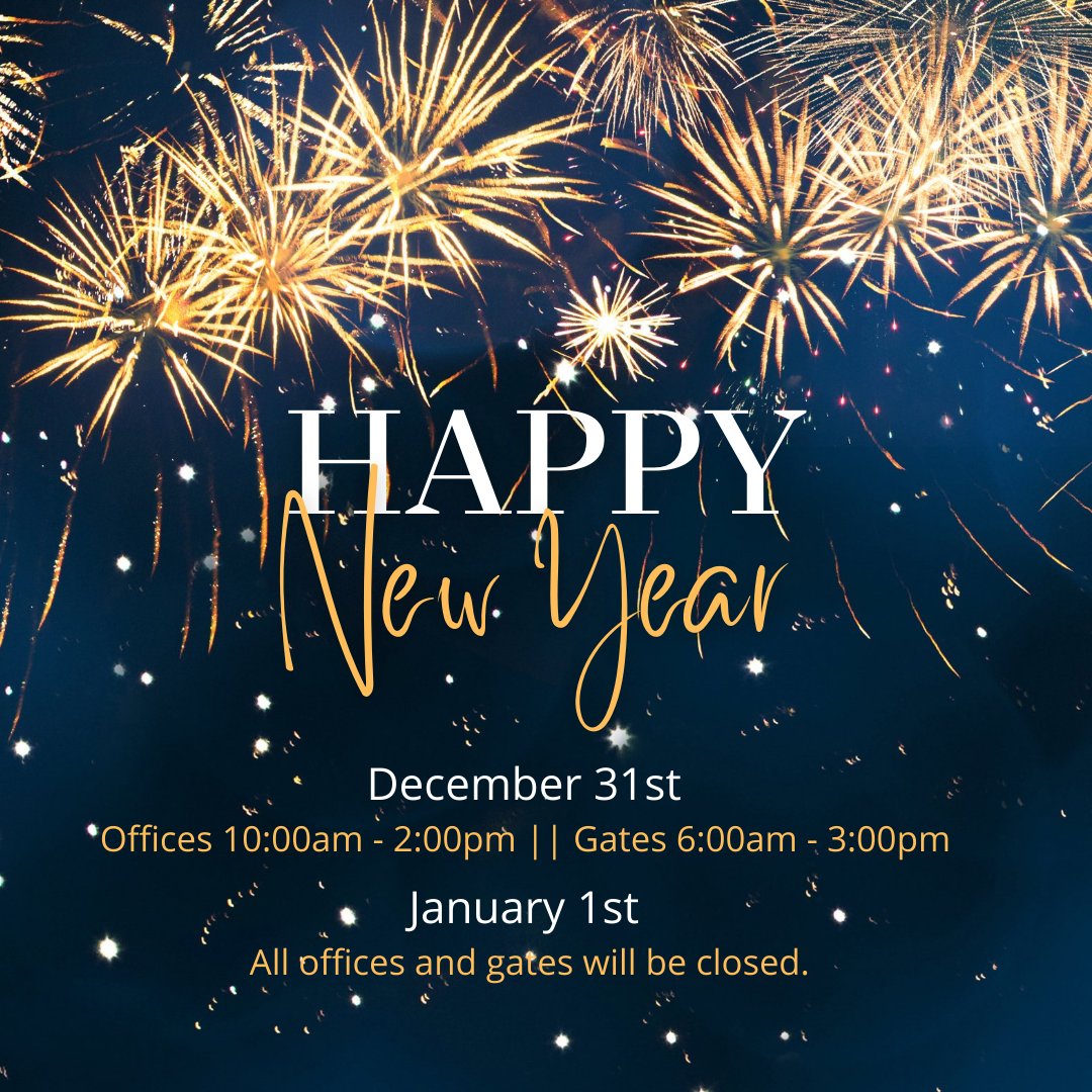 We can’t thank you enough for all of your support this year. From our entire team, we want to wish you a happy, healthy, and prosperous New Year!