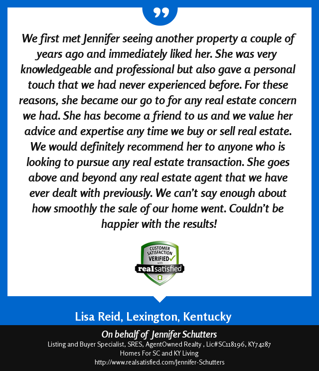 JenSchutters1's tweet photo. Truly satisfied clients leave me #elated. https://t.co/PJiqpXoY2A via @realsatisfied https://t.co/jM5YAqClln