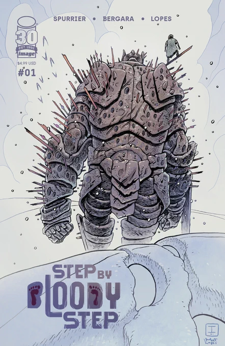 VARIANT COVER ALERT!
[Diamond Code DEC210063]
#SBBS issue 1 is gonna have some insanely good variant covers by 
@jamesharren1 , 
@Jock4twenty
 , and this incredible one by Ian Bertram / colors by 
@_matlopes_
Spread the word!

Full list of cover codes at: https://t.co/ARwX3mMczY 