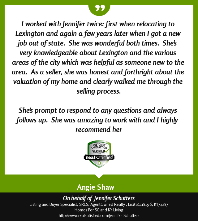 JenSchutters1's tweet photo. Join me in celebrating another happy client. https://t.co/PJiqpXoY2A via @realsatisfied https://t.co/Q1DiLcIkpq