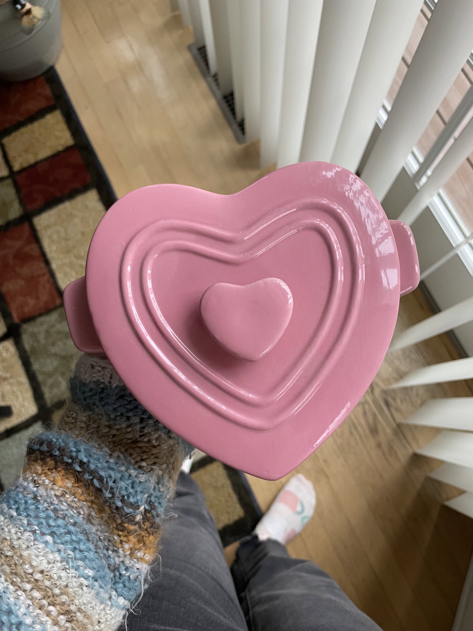 erin🤍 (iso indy n3) on X: 💗 i got the heart shaped dutch oven from  target 💗  / X