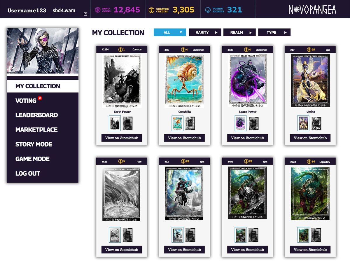 Novopangeaio's tweet photo. Our Players Hub is NOW LIVE!

You can login with WAX or Anchor wallets. Once you connect your wallet you'll be able to see your Creator Credits, Voting Tickets &amp; more.

The Marketplace will be open in the coming weeks.

You can login to the hub here: https://t.co/5JiJXDHbLa https://t.co/WcRrK0U5WL