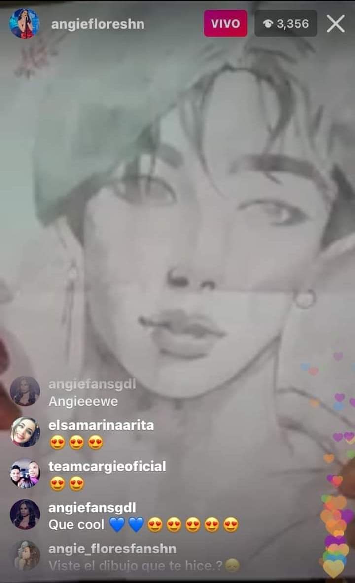 Hasta hoy se que Angie dibuja woow yo igual dibujo 🥺🛐💘 amo