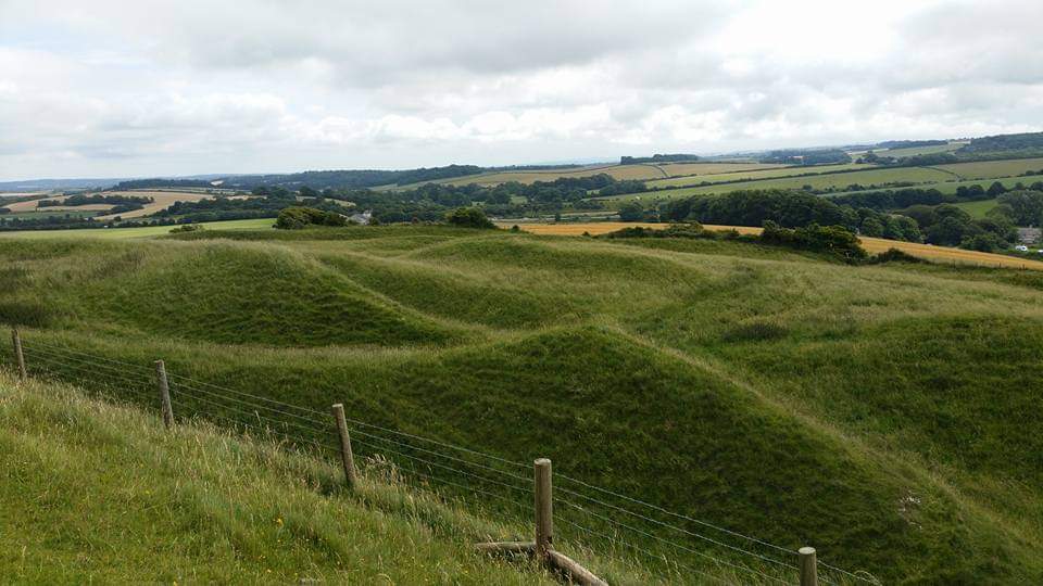 KimIannucci's tweet photo. #hillfortswednesday Maiden Castle https://t.co/fxkt7OHCse
