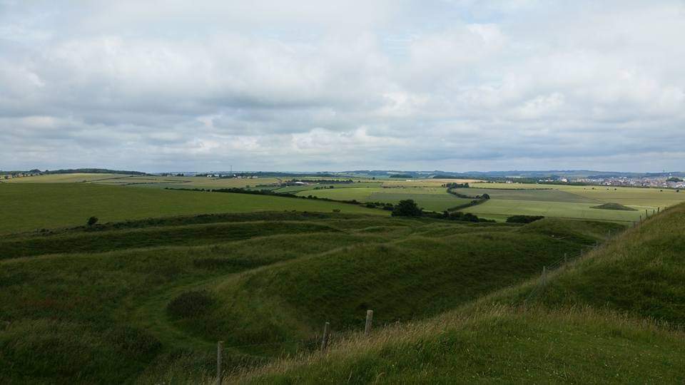 KimIannucci's tweet photo. #hillfortswednesday Maiden Castle https://t.co/fxkt7OHCse