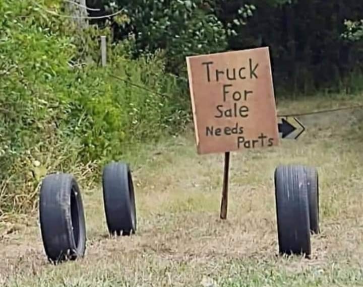 TheyCallMeDoc1's tweet photo. Anyone want to buy a truck? 
Comment 
Retweet 
Follow All
@TheyCallMeDoc1 https://t.co/VQIOLkirJq