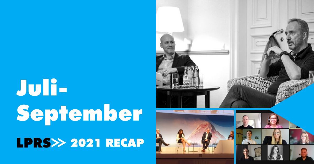 LPRS_eV's tweet photo. Das Jahr 2021 – von der neuen Podcaststaffel #PRtalktogo 
über den #Kommunikationskongress bis hin zum PR-Salon mit Klaus Rainer Kirchhoff von @Kirchhoff_de. Im Spätsommer und Herbst gab es zahlreiche spannende Events! 📅
#LPRS #LPRSRecap2021 https://t.co/jeVanIANCB