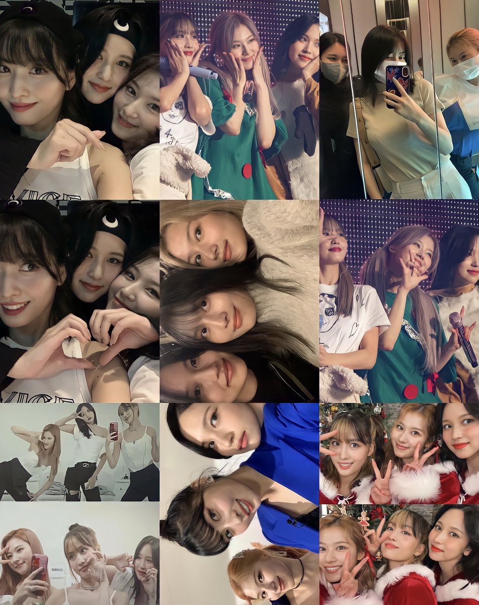 the amount of misamo we got 🥰
#MOMO #SANA #MINA