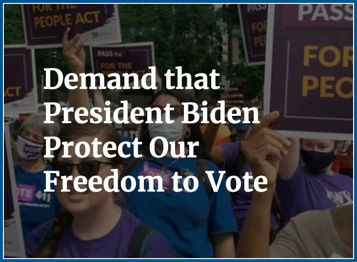 LWV_AF's tweet photo. TAKE ACTION: Tell President Biden to champion federal voting rights reforms. Your voice is powerful, now it’s time to raise it up to the Oval Office. Use the form on the LWV website to send your letter today. #VotingRightsNow #LWC @LWV  https://t.co/IxgxWAkOWy https://t.co/5pirUBT0FP