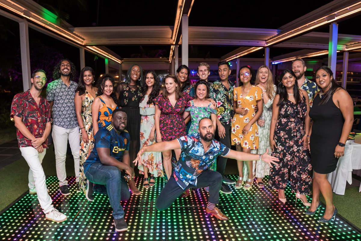 alueducation's tweet photo. Is it really the end of the year without our annual ALU End of Year Party?
At ALU, we #DoHardThings, but we make sure to balance it out with fun things! #TB to when staff and faculty got the chance to celebrate the year achievements, within a safe bubble. #WorkAtALU https://t.co/WI0J4EclD4