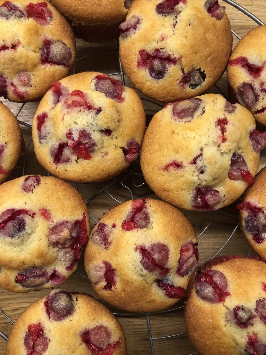 lifesafeast's tweet image. Cranberry muffins #IsolationBaking