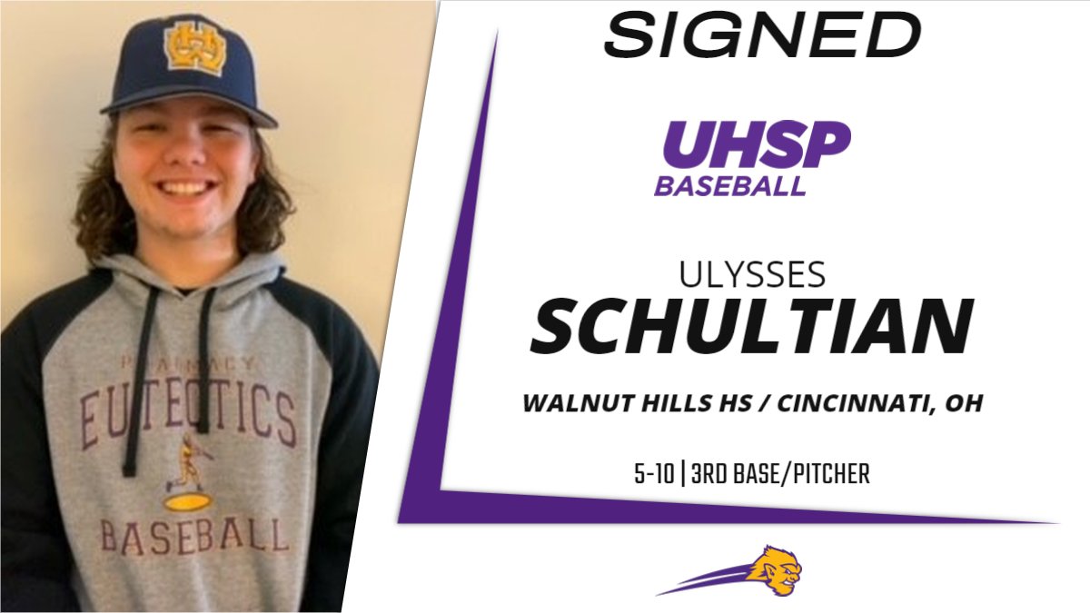 UHSPEutectics's tweet photo. UHSP Baseball signs Ulysses Schultian of Cincinnati, Ohio! #EutsBaseball #UHSPAthletics #WelcomeToUHSP @UHSPBaseball @jude_schultian
https://t.co/XK8ztVghTv https://t.co/8BLbWDTy3D