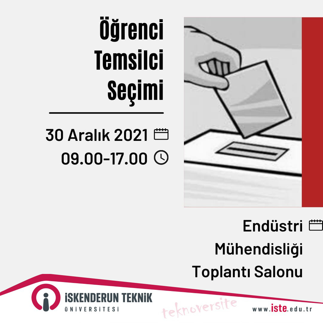endustriste's tweet photo. Endüstri Mühendisliği Öğrenci Temsilci Seçimi https://t.co/qNN8qKF8ru