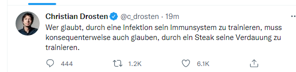 DrChristianWin1's tweet photo. Sind wir uns eigentlich sicher, dass der Mann Virologe ist? Ich bin es nicht mehr. Ich bin nichtmal mehr sicher, ob er Wissenschaftler ist.
https://t.co/1Z76qdmpSG https://t.co/posobET7ux