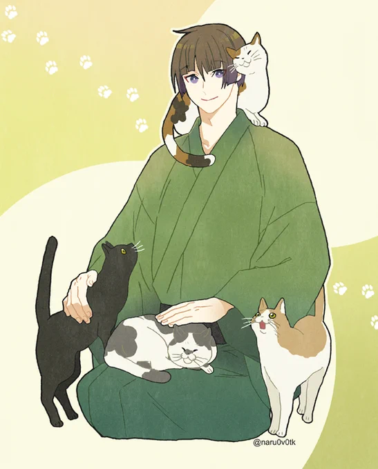 ネコチャン暖か 