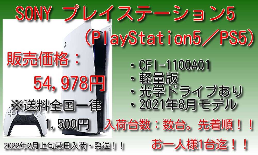 PlayStation 5 CFI-1100A01 メーカー保証あり